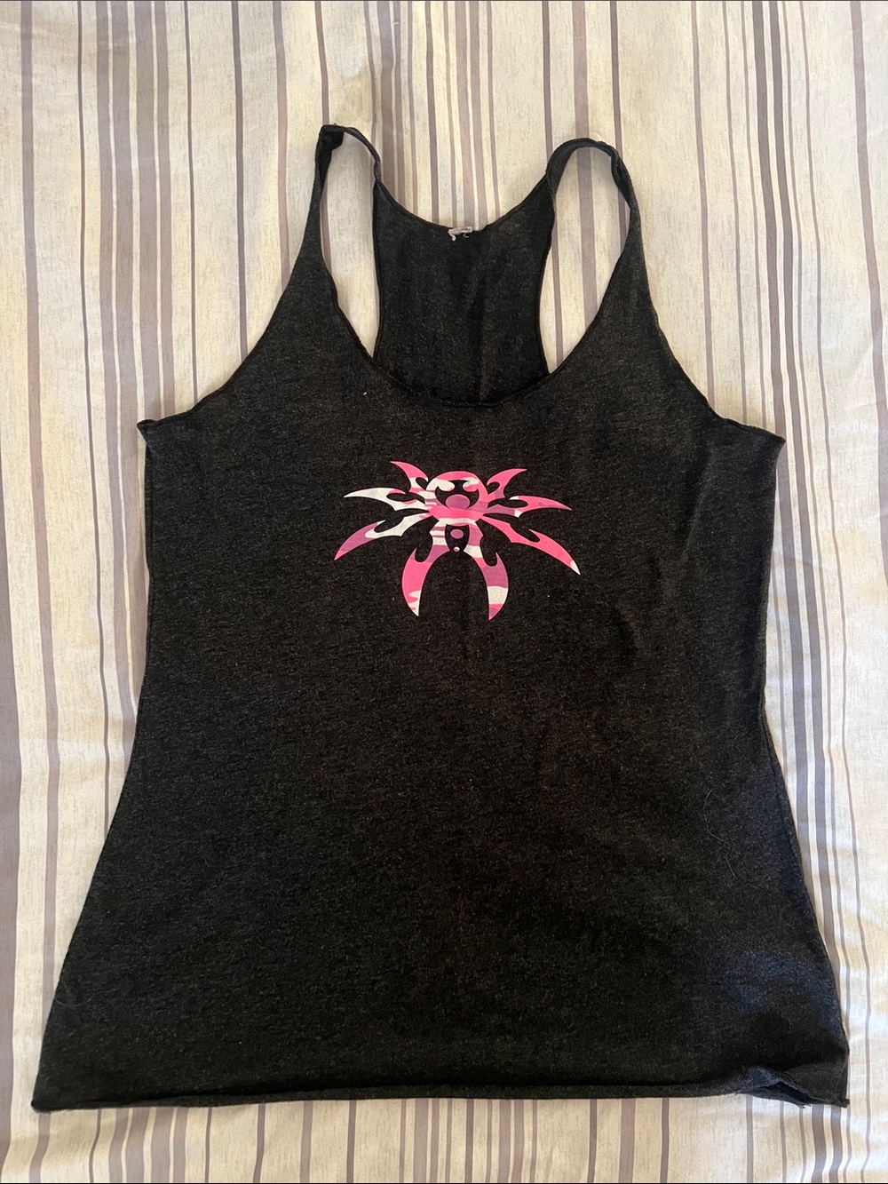 Women's Poison Spyder Dark Grey Racerback Tank